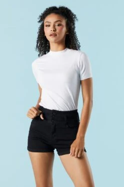 Ibiza Black Wash Denim Short