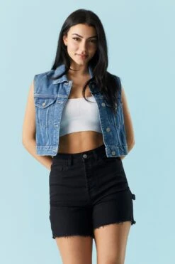 Denim Carpenter Short 14 Denim Carpenter Short -Mini Aura Shop 052059451000 01 3