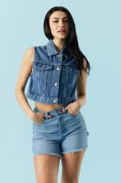 Denim Carpenter Short 17 Denim Carpenter Short -Mini Aura Shop 052059451000 58 3