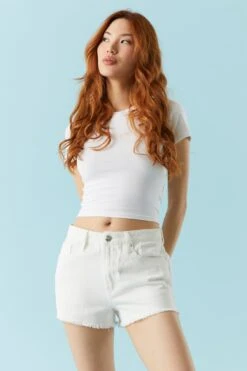 Refuge Chelsea Coloured Denim Short -Mini Aura Shop 052065531000 10 3