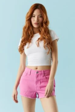 Refuge Chelsea Coloured Denim Short -Mini Aura Shop 052065531000 66 3