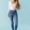Refuge Miami High Rise Medium Wash Skinny Jean -Mini Aura Shop 052564643005 58 0