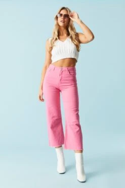 Refuge Crop Wide Leg Jean -Mini Aura Shop 052565531164 66