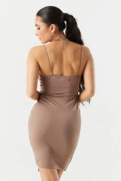 Surplice Wrap Dress -Mini Aura Shop 053048283605 89 1