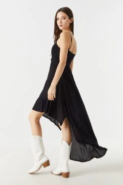 Crochet Top Hi-Low Maxi Dress 24 Crochet Top Hi-Low Maxi Dress -Mini Aura Shop 053159980282 01 2