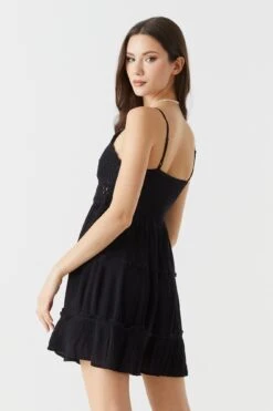 Crochet Top Tiered Mini Dress 23 Crochet Top Tiered Mini Dress -Mini Aura Shop 053259980394 01 1