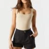 Coloured High Rise Rolled Cuff Short -Mini Aura Shop 053431831339 01 0
