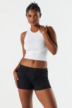 Poplin Low Rise Cargo Short 20 Poplin Low Rise Cargo Short -Mini Aura Shop 053439071355 01