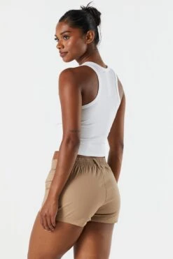 Poplin Low Rise Cargo Short 18 Poplin Low Rise Cargo Short -Mini Aura Shop 053439071355 90 1