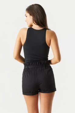 Belted Paperbag Short -Mini Aura Shop 053439074314 01 1