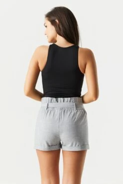 Belted Paperbag Short -Mini Aura Shop 053439074314 06 1