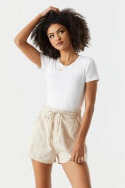 Oversized Pocket Drawstring Short 20 Oversized Pocket Drawstring Short -Mini Aura Shop 053456181348 24