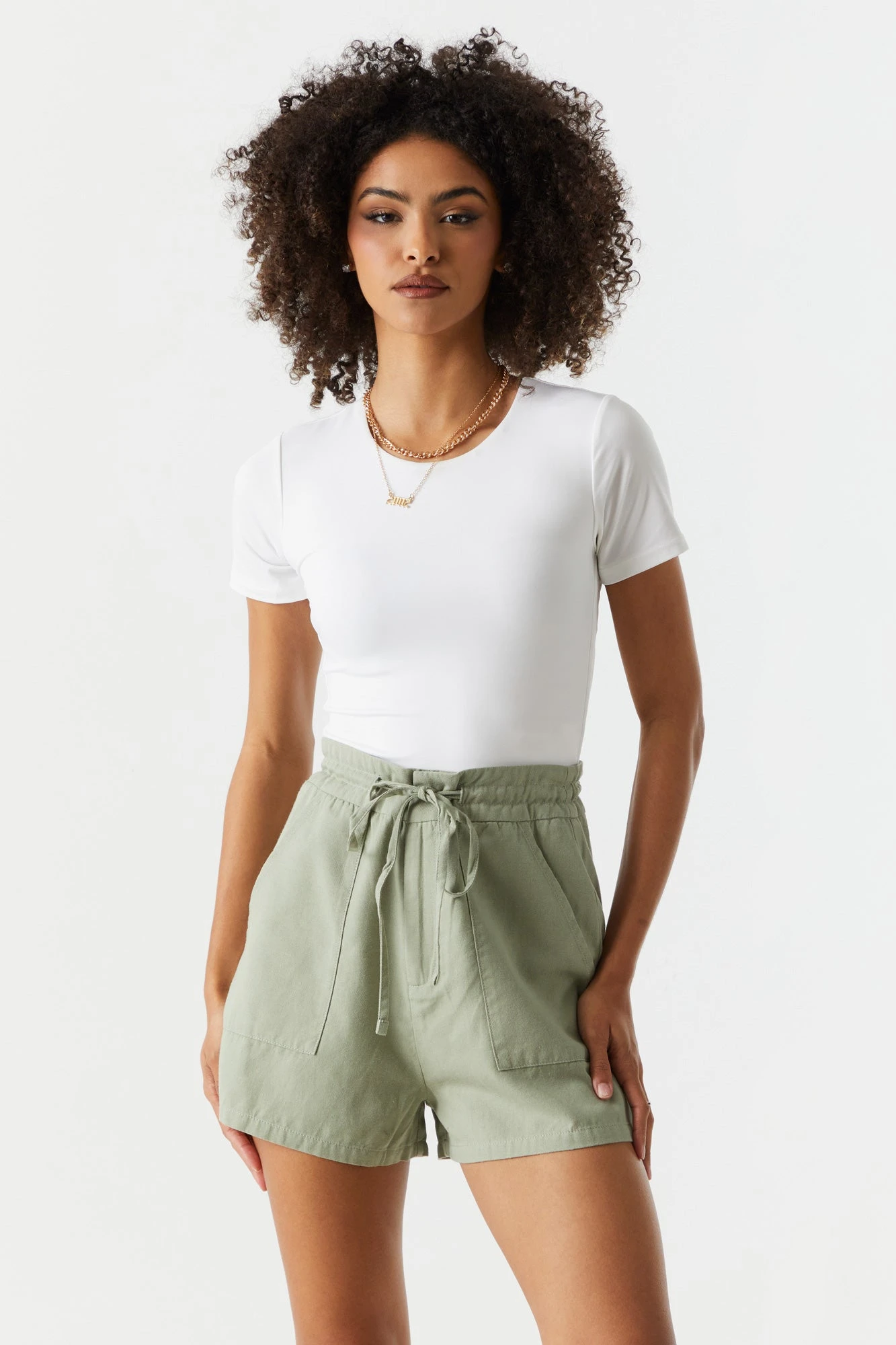 Oversized Pocket Drawstring Short 3 Oversized Pocket Drawstring Short