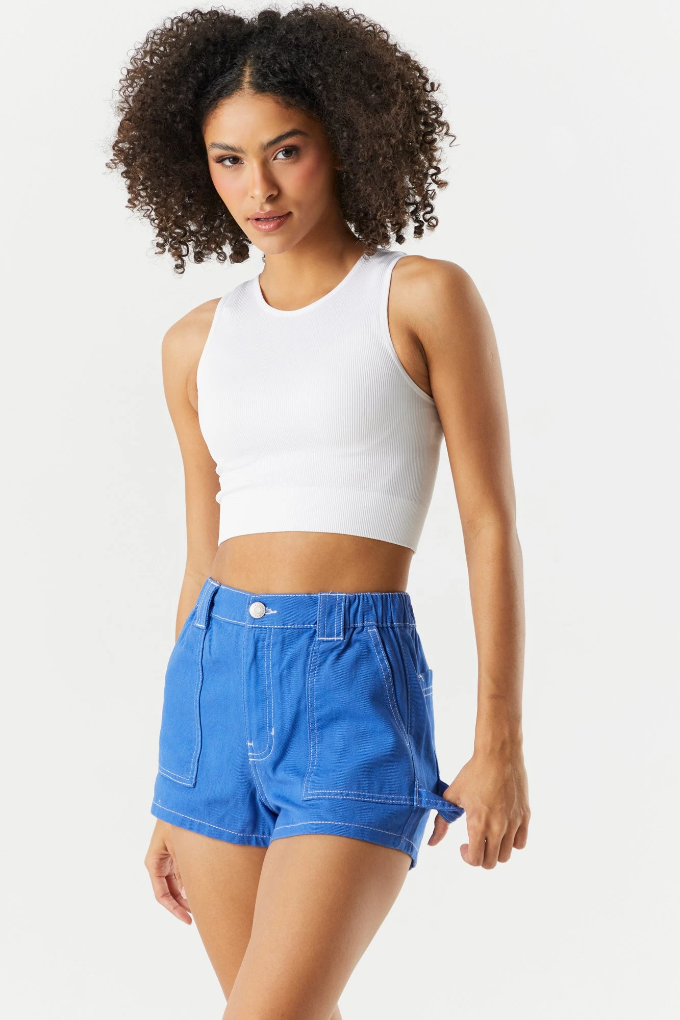 Coloured Denim Carpenter Short 3 Coloured Denim Carpenter Short