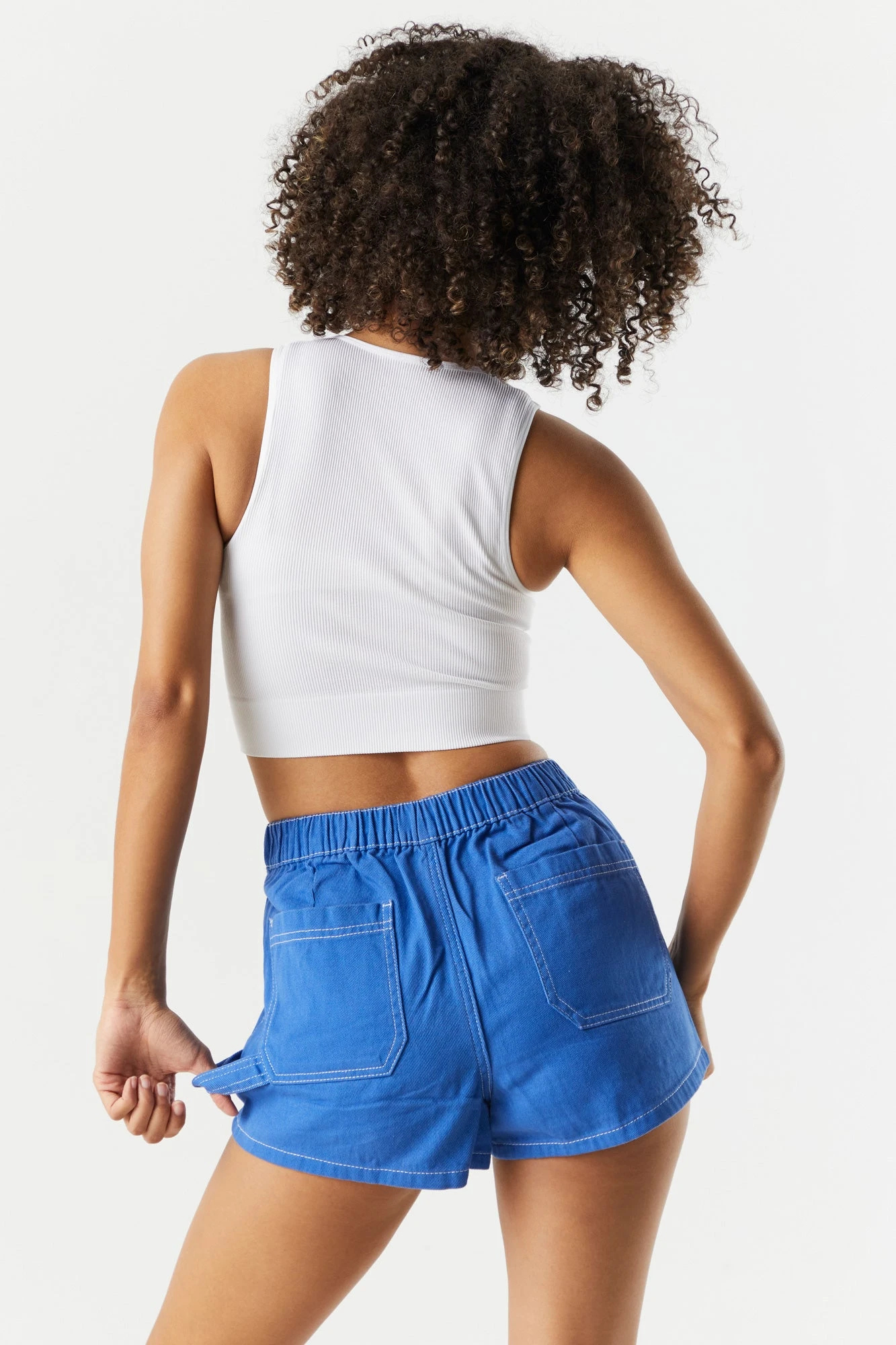 Coloured Denim Carpenter Short 4 Coloured Denim Carpenter Short - Image 2