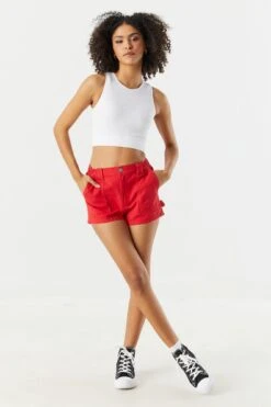 Coloured Denim Carpenter Short -Mini Aura Shop 053465531618 60 2 1