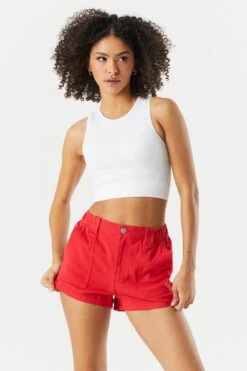 Coloured Denim Carpenter Short -Mini Aura Shop 053465531618 60 3