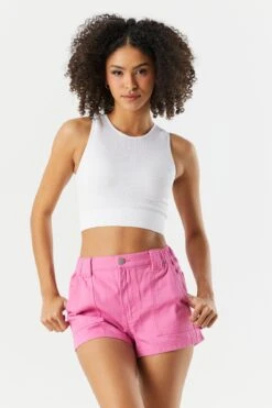 Coloured Denim Carpenter Short 17 Coloured Denim Carpenter Short -Mini Aura Shop 053465531618 66