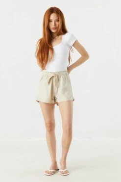 Self Tie Paperbag Short 28 Self Tie Paperbag Short -Mini Aura Shop 053465532317 24 2