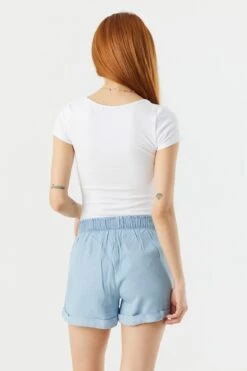 Self Tie Paperbag Short 30 Self Tie Paperbag Short -Mini Aura Shop 053465532317 38 1