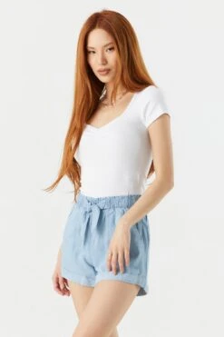 Self Tie Paperbag Short 29 Self Tie Paperbag Short -Mini Aura Shop 053465532317 38