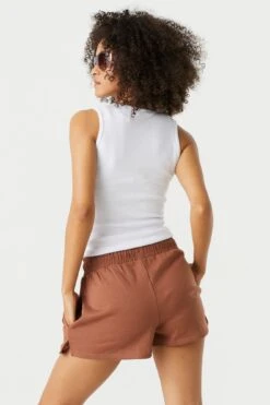 High Rise Fleece Short -Mini Aura Shop 053658925865 20 1