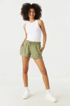 High Rise Fleece Short -Mini Aura Shop 053658925865 31 2