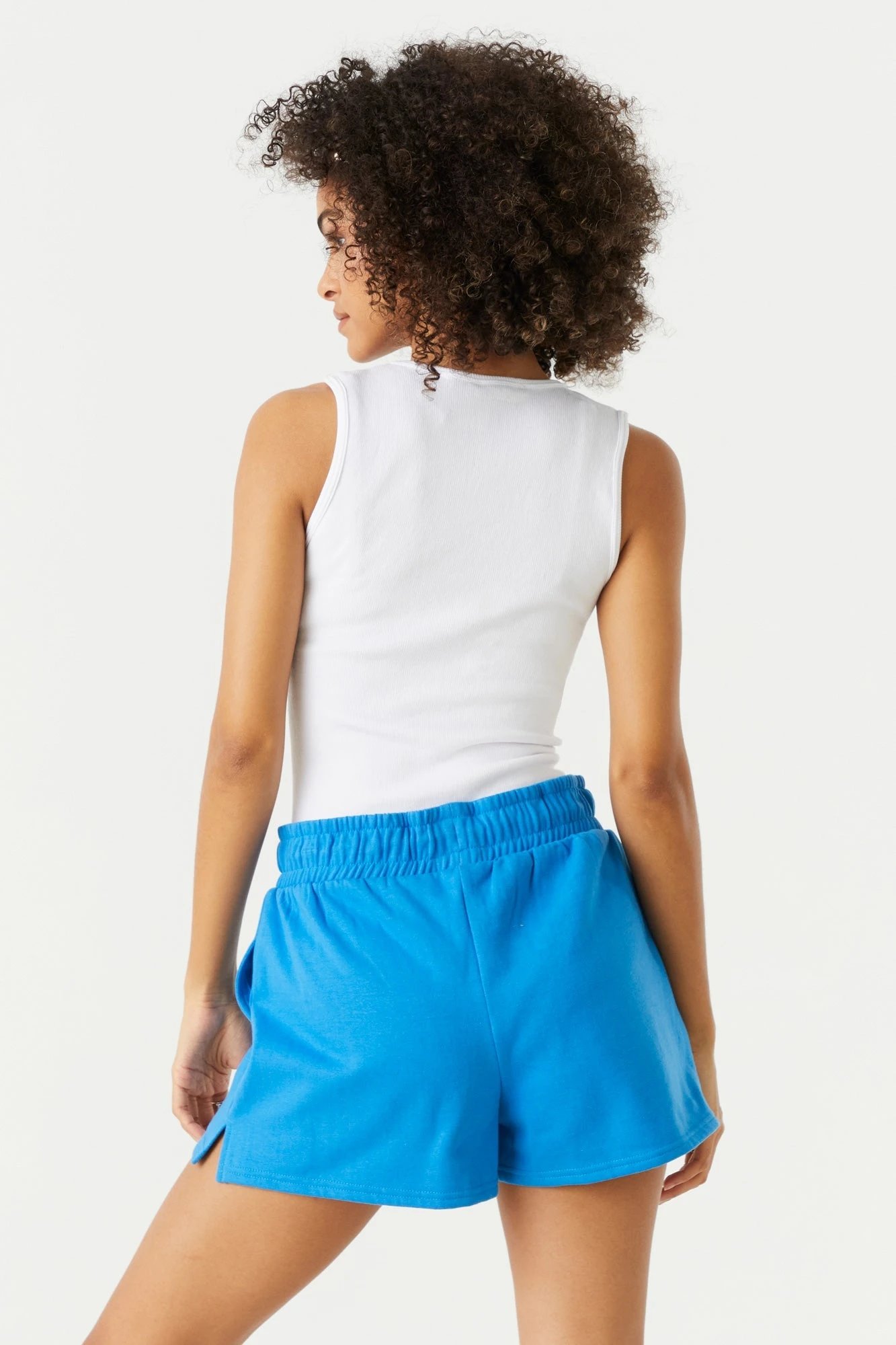 High Rise Fleece Coloured Short 11 High Rise Fleece Coloured Short - Image 9