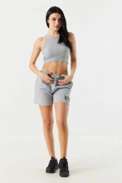 Fleece Motorcycle Graphic Short -Mini Aura Shop 053665665807 04 2