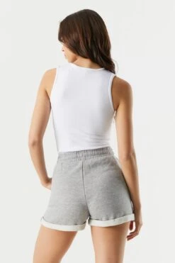 Basic Fleece Rolled Short 29 Basic Fleece Rolled Short -Mini Aura Shop 053665665808 04 1