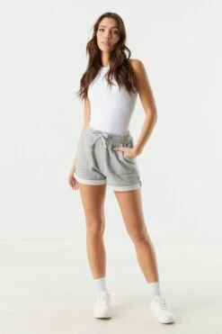 Basic Fleece Rolled Short 30 Basic Fleece Rolled Short -Mini Aura Shop 053665665808 04 2