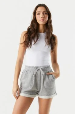 Basic Fleece Rolled Short 28 Basic Fleece Rolled Short -Mini Aura Shop 053665665808 04