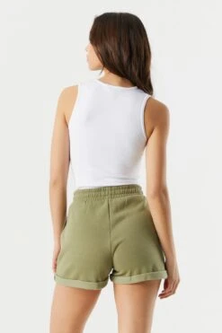 Basic Fleece Rolled Short 38 Basic Fleece Rolled Short -Mini Aura Shop 053665665808 31 1