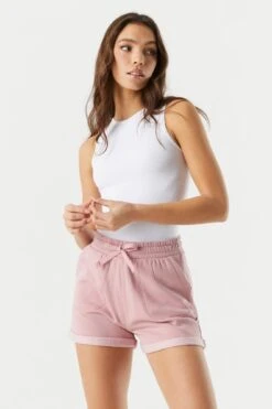 Basic Fleece Rolled Short 40 Basic Fleece Rolled Short -Mini Aura Shop 053665665808 91