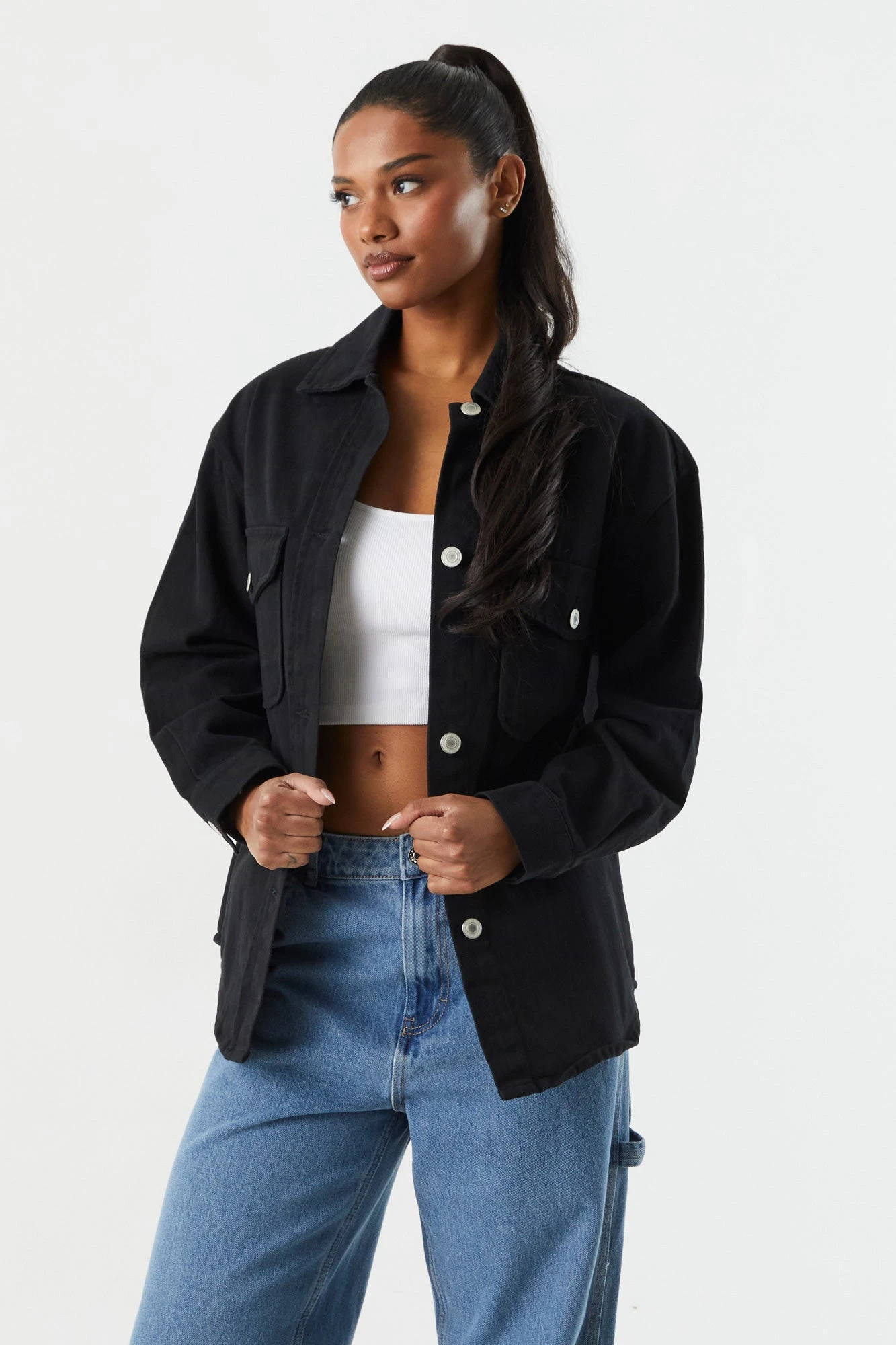 Denim Shacket 6 Denim Shacket - Image 4