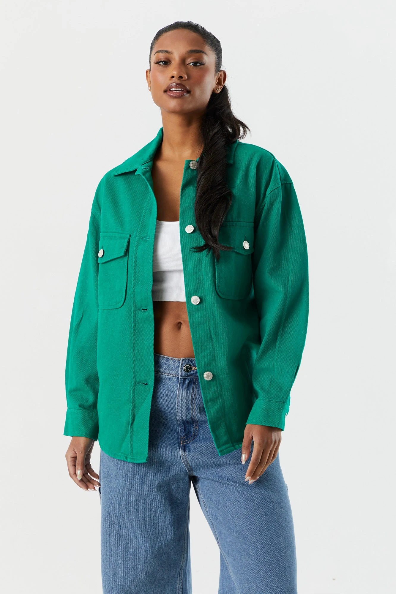 Denim Shacket 12 Denim Shacket - Image 10