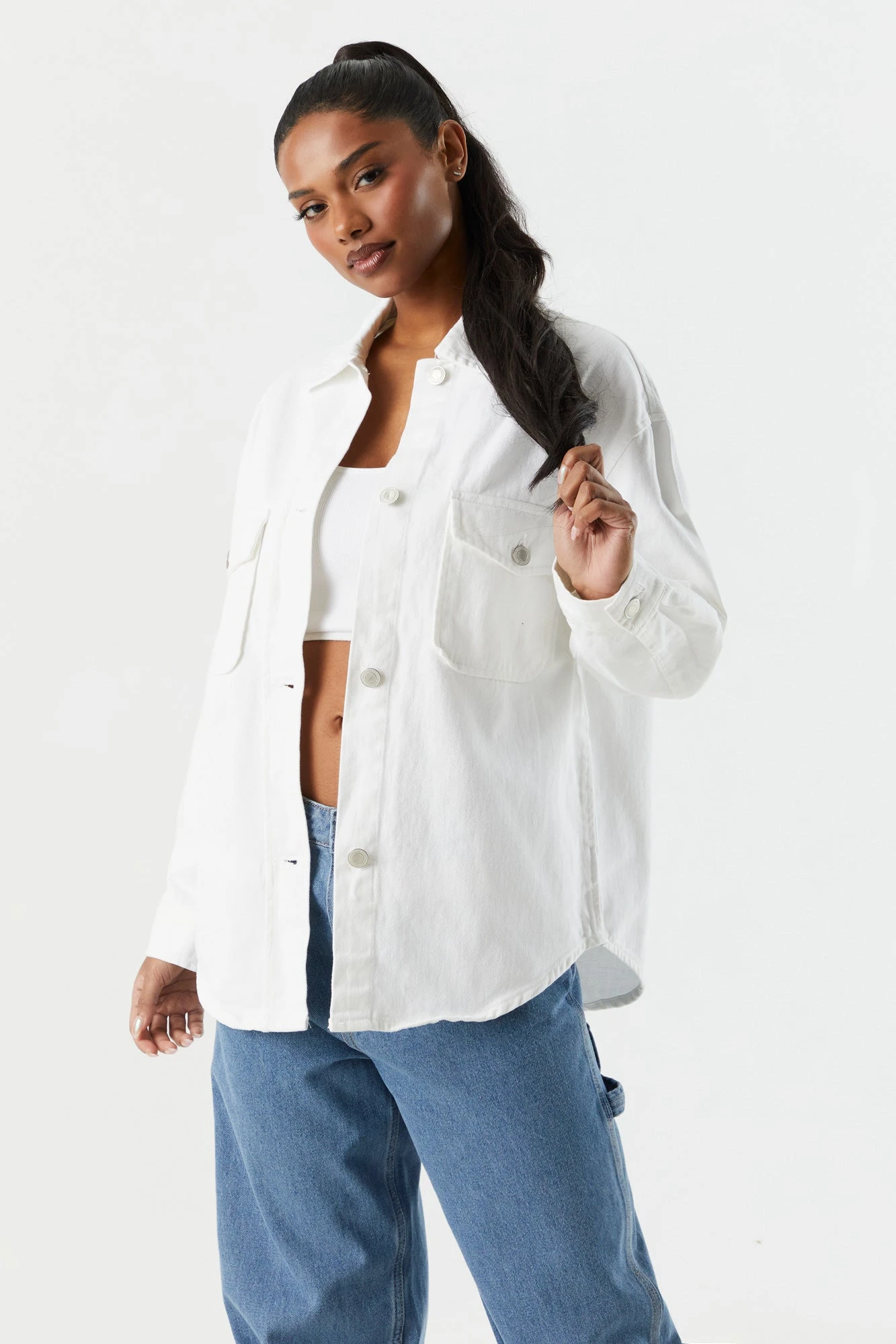 Denim Shacket 3 Denim Shacket