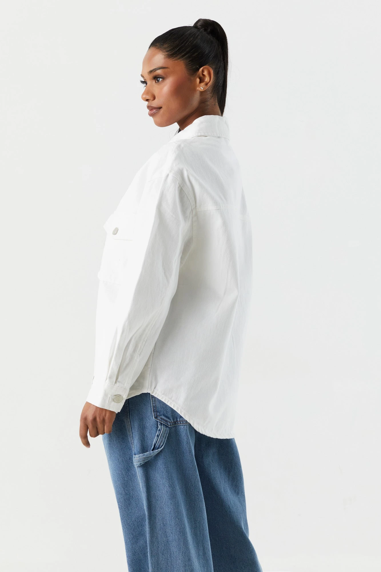 Denim Shacket 4 Denim Shacket - Image 2