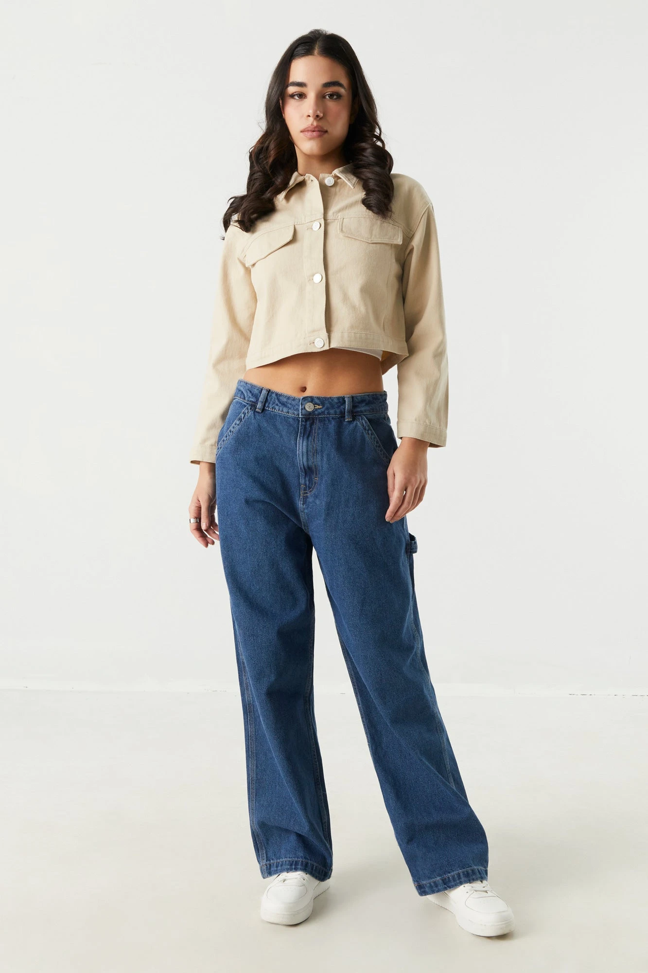 Cropped Denim Jacket 6 Cropped Denim Jacket - Image 4