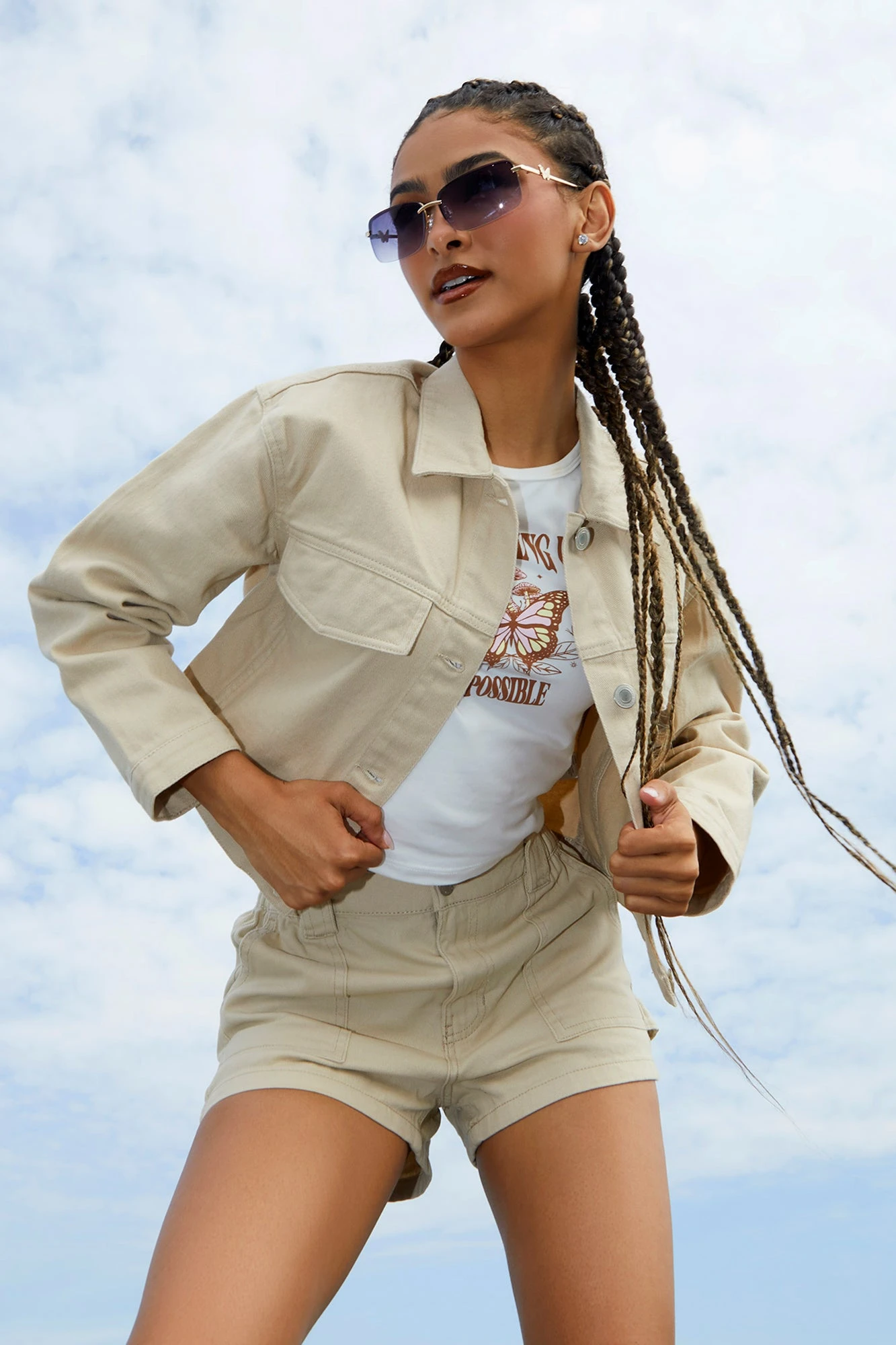 Cropped Denim Jacket 3 Cropped Denim Jacket