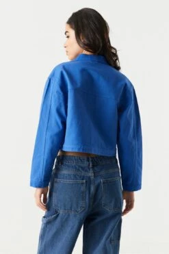 Cropped Denim Jacket 23 Cropped Denim Jacket -Mini Aura Shop 056165537313 40 1
