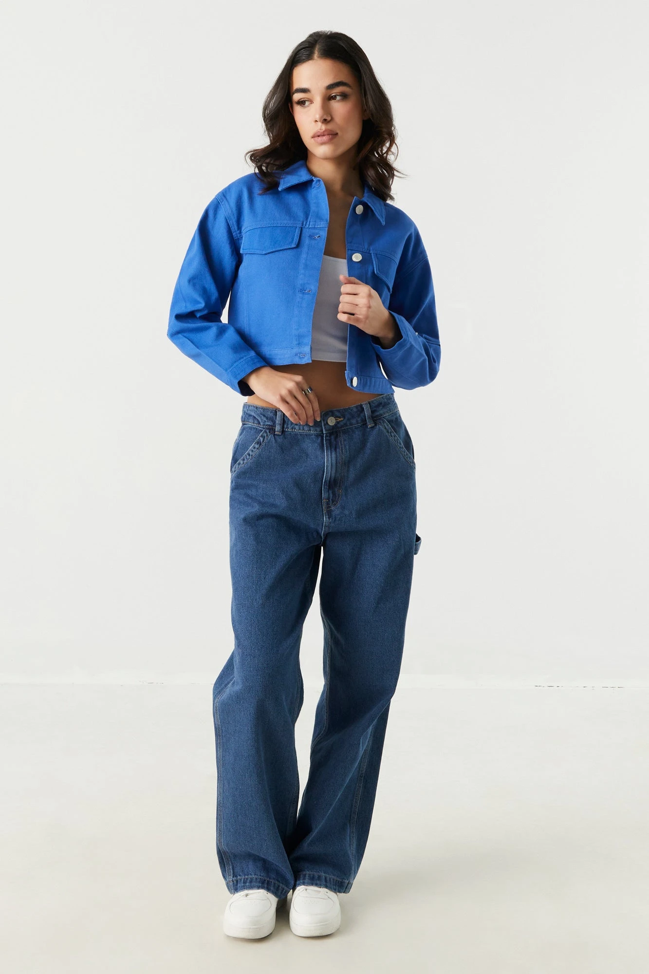 Cropped Denim Jacket 12 Cropped Denim Jacket - Image 10