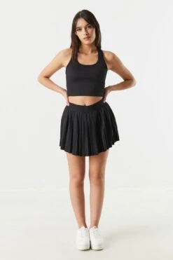 Sommer Ray Ribbed Scoop Neck Active Tank -Mini Aura Shop 058603036069 01 2