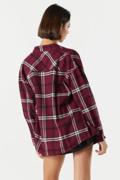 Classic Plaid Button-Up Top -Mini Aura Shop 070201171335 84 1