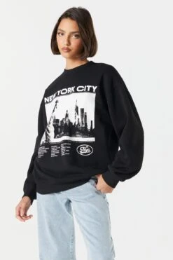 New York City Graphic Fleece Sweatshirt