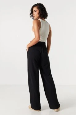 Crepe High Rise Dress Pant -Mini Aura Shop 071248280290 01 2