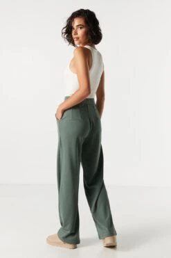 Crepe High Rise Dress Pant -Mini Aura Shop 071248280290 31 2