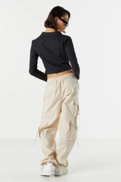 D-Ring Cargo Parachute Pant -Mini Aura Shop 071403530354 24 3