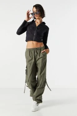 D-Ring Cargo Parachute Pant -Mini Aura Shop 071403530354 31