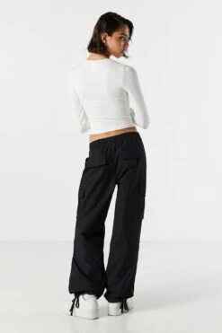 Twill Cargo Parachute Pant -Mini Aura Shop 071403538359 01 2